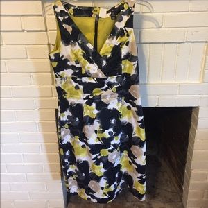 H&M Printed V-Neck Dress